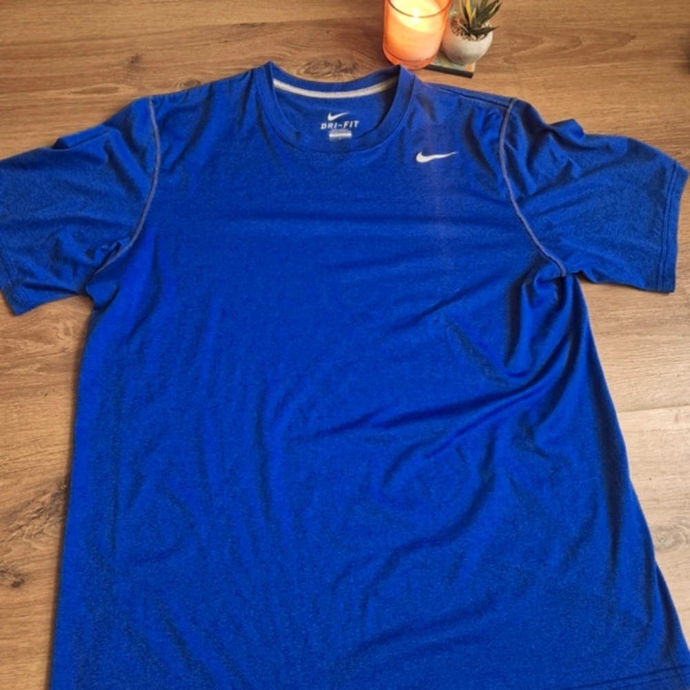 Nike Men's Blue Dri-FIT Shirt